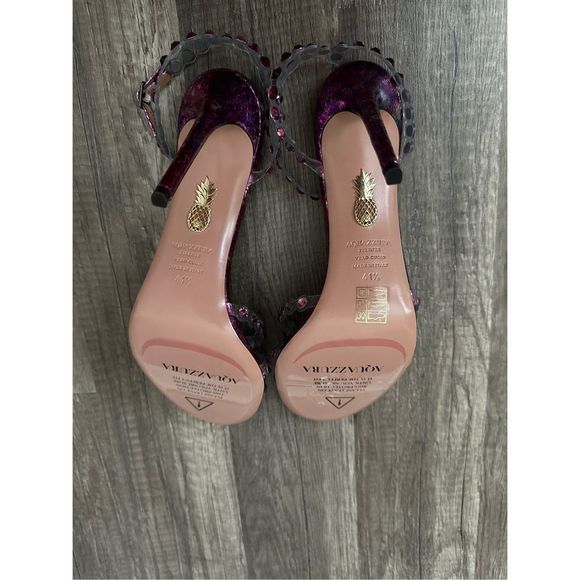 Aquazzura Tequila Plexi Sandals 105mm - Picture 15 of 16